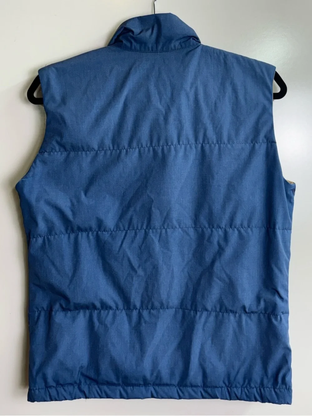 Rare Vintage 70s The North Face Brown Label Down Vest XS Blue